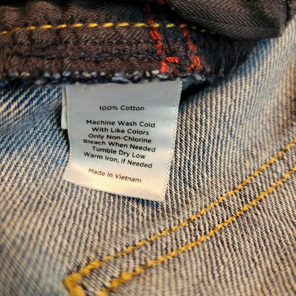 Talbots Jeans Size 6 Heritage Straight Mid Rise Medium Light Wash Cotton - Picture 4 of 10